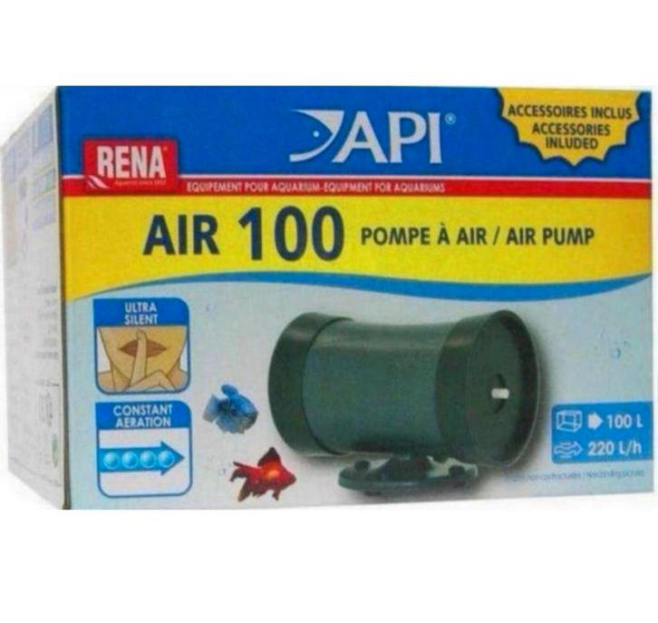 Luchtpomp voor Aquaria Aquarium API New Rena@air 100 NIEUW, Dieren en Toebehoren, Vissen | Aquaria en Toebehoren, Nieuw, Filter of Co2