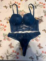 Lingeriesetje, Ophalen of Verzenden, Blauw, Setje