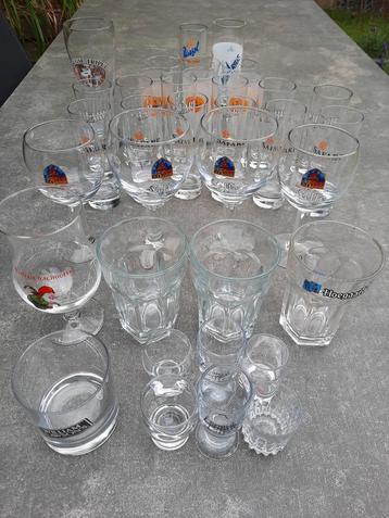 Set bier-drinkglazen, allerlei..Opruiming ! €5 beschikbaar voor biedingen