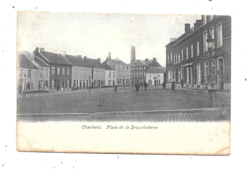 Charleroi NA846: PLace de la Broucheterre 1905, Envoi, Avant 1920, Affranchie, Hainaut