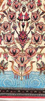 prachtige perzisch zijden ghoum wandtapijt, Antiek en Kunst, Antiek | Tapijten, Tafelkleden en Textiel, Ophalen