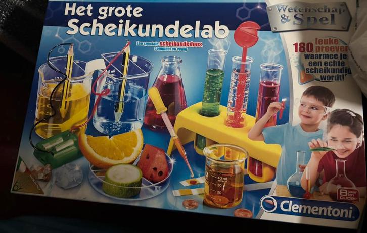 Het grote scheikundelab, Enfants & Bébés, Jouets | Éducatifs & Créatifs, Utilisé, Découverte, Enlèvement ou Envoi