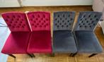 Velvet stoelen, Huis en Inrichting, Stoelen, Ophalen, Zo goed als nieuw