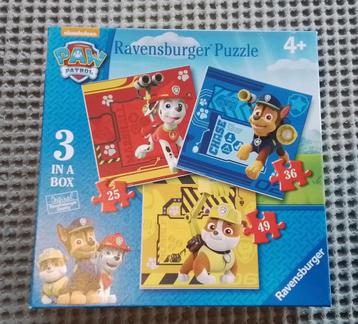 Paw patrol 3 in 1 puzzel beschikbaar voor biedingen