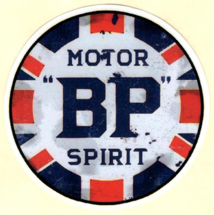BP Motor Spirit sticker #3, Motoren, Accessoires | Stickers, Verzenden