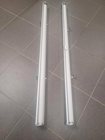 2 rolgordijnen Skogsklover Ikea, wit, 100 x 195cm
