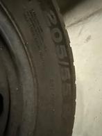 4 autobanden continental - wintercontact, Ophalen, Gebruikt, 16 inch, Banden en Velgen