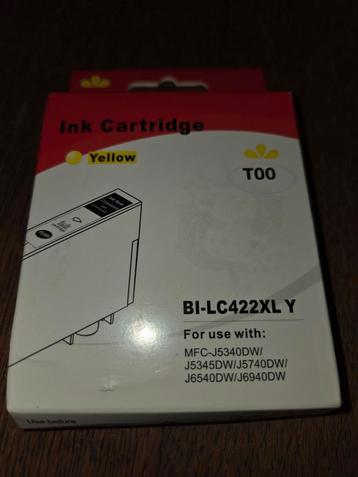 NIEUWE BROTHER LC 422 XL Y-COMPATIBELE CARTRIDGE  beschikbaar voor biedingen