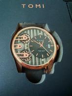TOMI horloge - Nieuw!, Handtassen en Accessoires, Horloges | Heren, Overige merken, Leer, Polshorloge, Nieuw