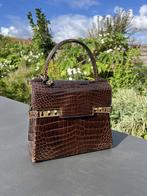 Delvaux tempête PM, Handtassen en Accessoires, Tassen | Damestassen, Ophalen of Verzenden, Gebruikt, Bruin, Handtas