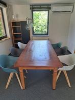 6 Eetkamerstoelen - Mix Kleuren, Blauw, Zo goed als nieuw, Vijf, Zes of meer stoelen, Ophalen