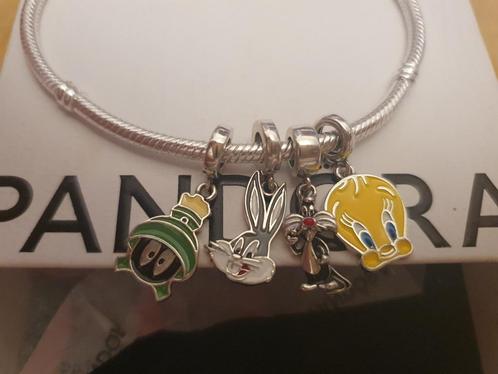 Ens 4 charmes pend Cartoon Disney , argt 925, Handtassen en Accessoires, Bedels, Nieuw, Pandora, Zilver, Verzenden