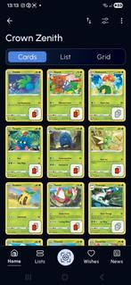 Pokemon Crown Zenith  MINT KAARTEN GEZOCHT, Enlèvement ou Envoi, Neuf, Cartes en vrac, Foil