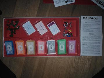 Monopoly 1936 (manuel, monnaie, maisons, cartes) 