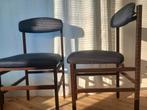 6 chaises vintage 60's design italien, Blauw, Gebruikt, Hout, Ophalen