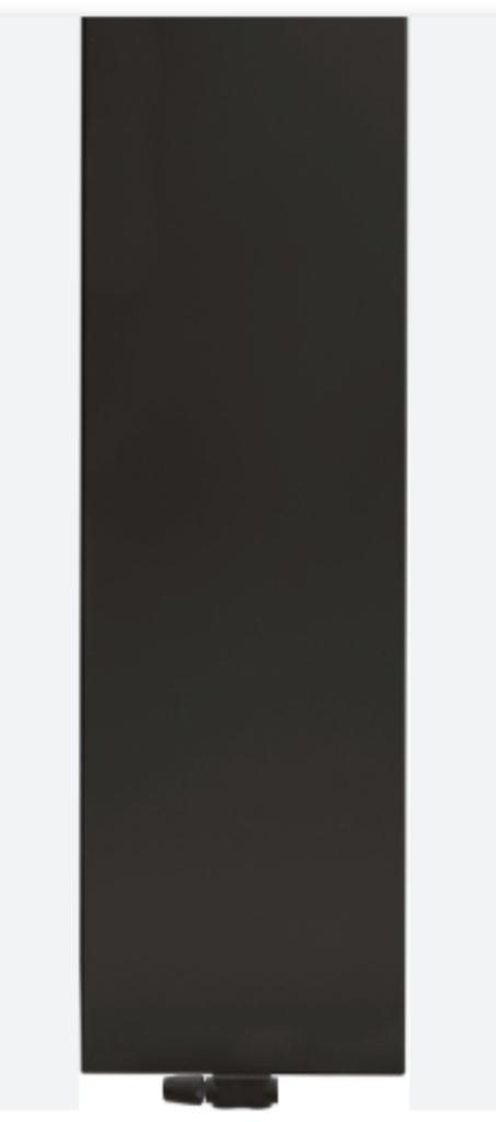 Zwarte wandradiator design, Doe-het-zelf en Bouw, Verwarming en Radiatoren, Zo goed als nieuw, Radiator, 800 watt of meer, 80 cm of meer