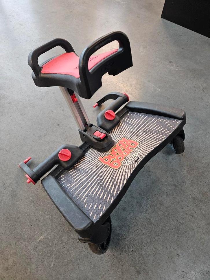 Lascal Buggy Board Maxi + Saddle (meerijplank en zadel), Kinderen en Baby's, Buggy's, Gebruikt, Overige merken, Ophalen