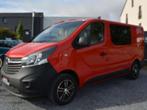 Opel Vivaro Double cabine 16 DCI 6 PLACES (bj 2016), Auto's, Euro 5, Stof, Gebruikt, Zwart