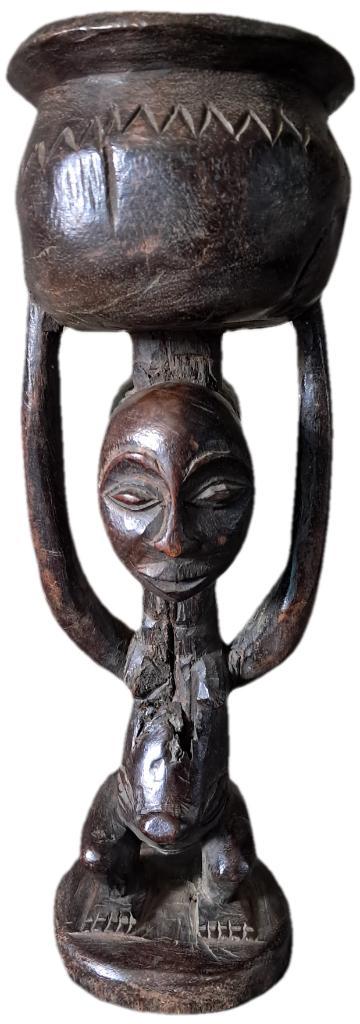 DRC Congo luba beker, Antiek en Kunst, Kunst | Niet-Westerse kunst, Verzenden