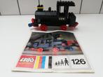 lego 126 trein Locomotief, Ensemble complet, Lego, Utilisé, Enlèvement ou Envoi