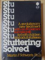 Stuttering Solved / Martin F. Schwartz, Ophalen, Martin F. Schwartz, Zo goed als nieuw, Overige onderwerpen