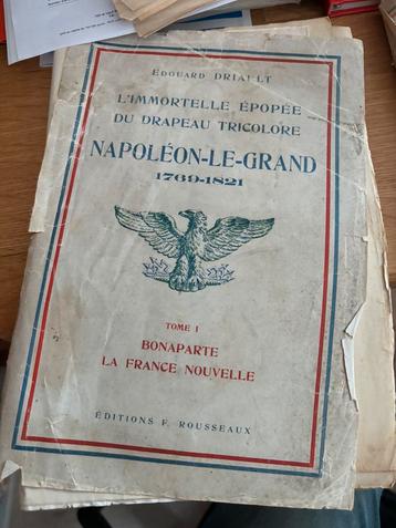 Livre ancien Napoléon le Grand  disponible aux enchères