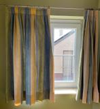 paire de rideaux bleu et jaunes en parfait état, Maison & Meubles, Ameublement | Rideaux & Stores à lamelles, Comme neuf, 100 à 150 cm