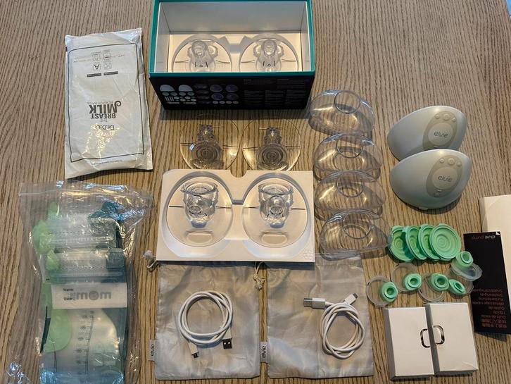 Elvie Borstkolf- dubbel elektrisch, Kinderen en Baby's, Babyvoeding en Toebehoren, Zo goed als nieuw, Borstkolf, Ophalen