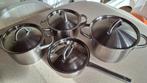 4 kookpotten ikea, Huis en Inrichting, Keuken | Potten en Pannen, Inox, Gebruikt, Keramische plaat, Ophalen