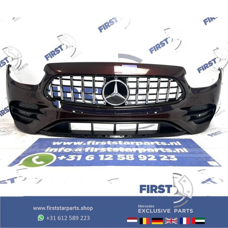 W213 W238 E43 E53 FACELIFT AMG VOORBUMPER PAARS E Klasse + M, Auto-onderdelen, Carrosserie, Bumper, Mercedes-Benz, Voor, Gebruikt