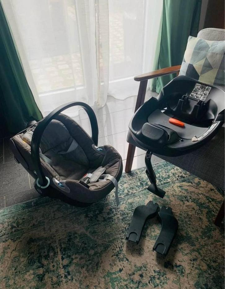 Cybex Cloud Q autostoeltje + Isofix-basis — compleet, Kinderen en Baby's, Autostoeltjes, Zo goed als nieuw, Overige merken, Isofix