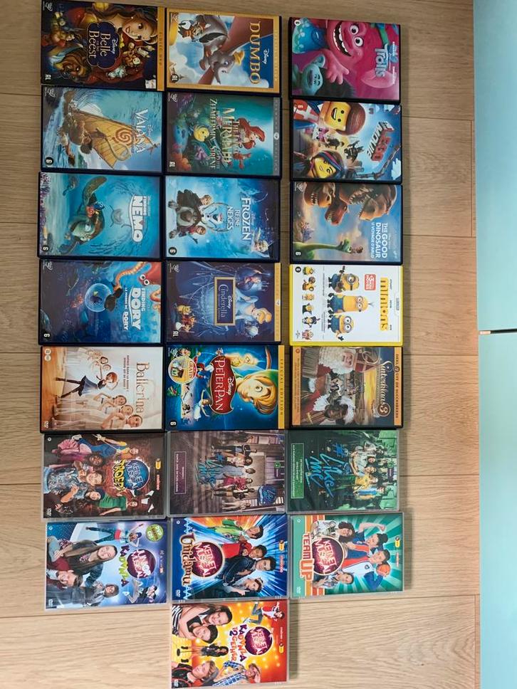 Dvd’s kinderfilms en musicals, Cd's en Dvd's, VHS | Kinderen en Jeugd, Zo goed als nieuw, Ophalen