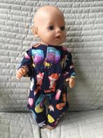 62. Babyborn: Nieuw blauw speelpakje met dieren, Ophalen of Verzenden, Nieuw, Babypop