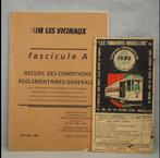 2 documents SNCV (1935 et 1987), Livres, Tram, Utilisé, Enlèvement ou Envoi