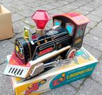 Vintage Blikken stoomtrein made in China perfecte staat MIB, Antiek en Kunst, Antiek | Speelgoed, Ophalen of Verzenden