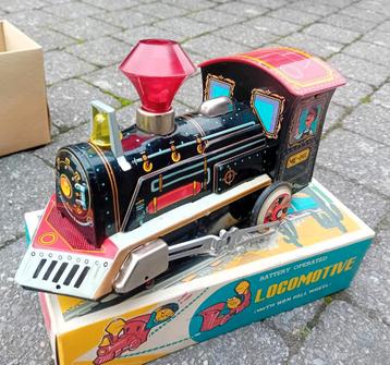 Vintage Blikken stoomtrein made in China perfecte staat MIB beschikbaar voor biedingen