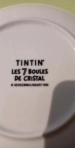 assiette tintin, Ophalen of Verzenden, Zo goed als nieuw, Porselein, Bord of Schaal