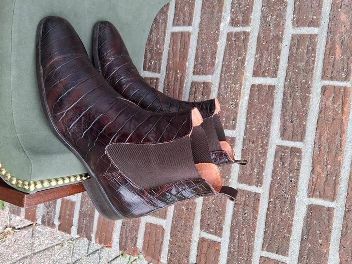 Heren schoenen/boots Reinhard Frans Mt44, Kleding | Heren, Schoenen, Gedragen, Boots, Bruin, Ophalen of Verzenden