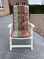 Set van 4 tuinsstoelen met kussen, Plastic, Zo goed als nieuw, Ophalen, Verstelbaar