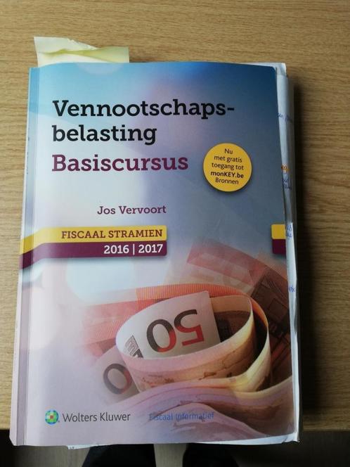 Basiscursus Personenbelasting en Vennootschapsbelasting, Boeken, Studieboeken en Cursussen, Gelezen, Hoger Onderwijs, Ophalen of Verzenden