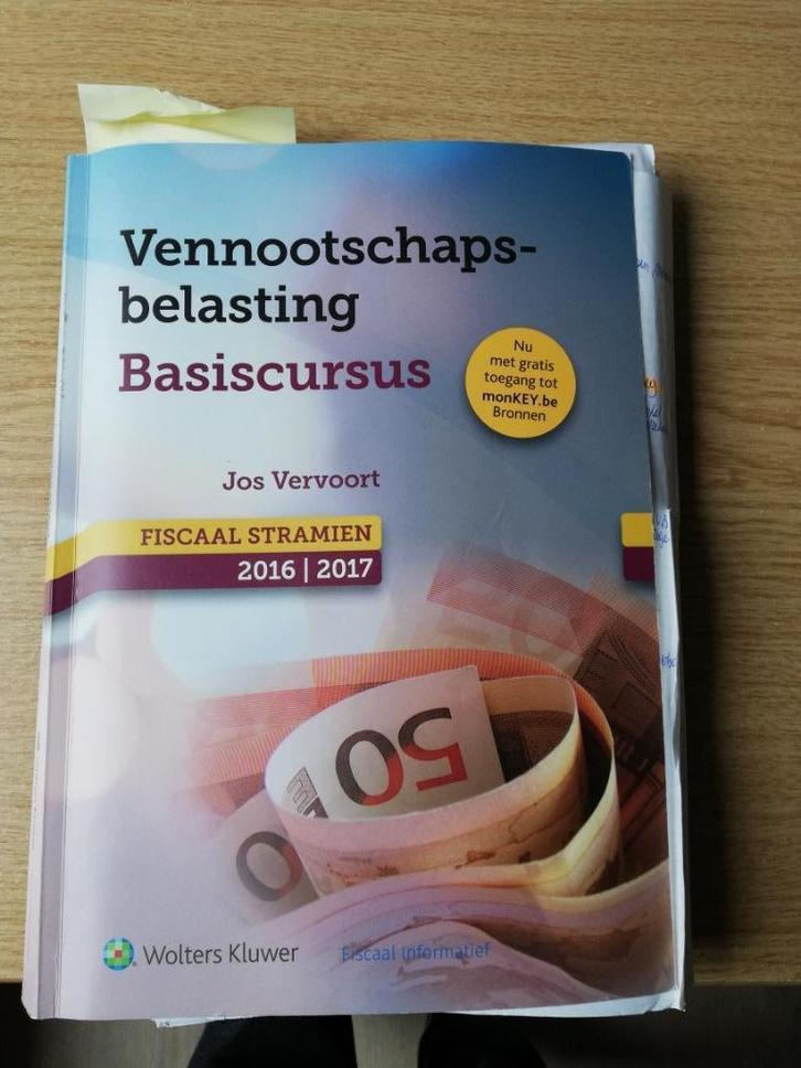 Basiscursus Personenbelasting en Vennootschapsbelasting, Boeken, Studieboeken en Cursussen, Gelezen, Hoger Onderwijs, Ophalen of Verzenden