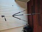Camera statief tripod standaard, Gebruikt, 150 tot 175 cm, Met balhoofd, Ophalen of Verzenden