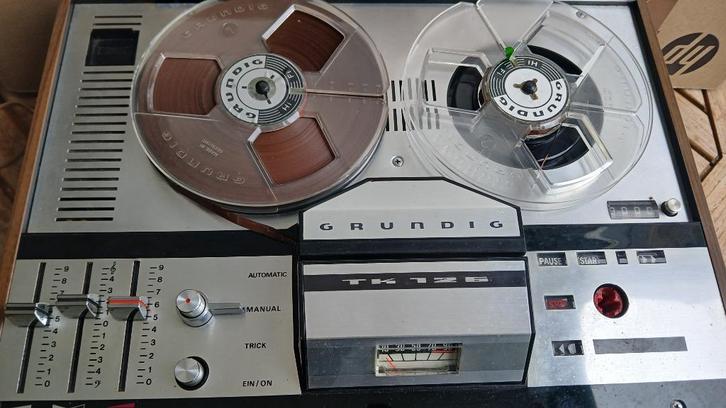 Grundig audiobandrecorder werkt niet, Audio, Tv en Foto, Bandrecorder, Defecte bandrecorder, Met banden, Ophalen of Verzenden