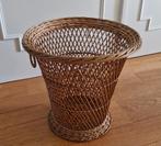 Rond rieten mandje, Ophalen, Mand, Rond, Zo goed als nieuw