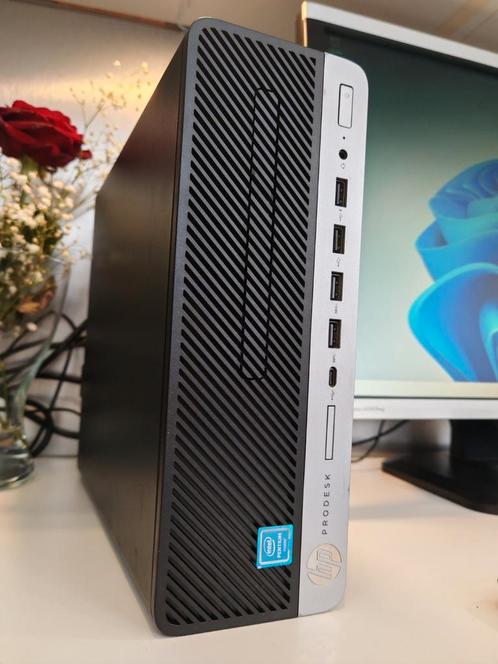 HP Prodesk 600 G3 Intel 3,3-GHz desktop, Computers en Software, Desktop Pc's, Gebruikt, 3 tot 4 Ghz, HDD, 8 GB, Ophalen
