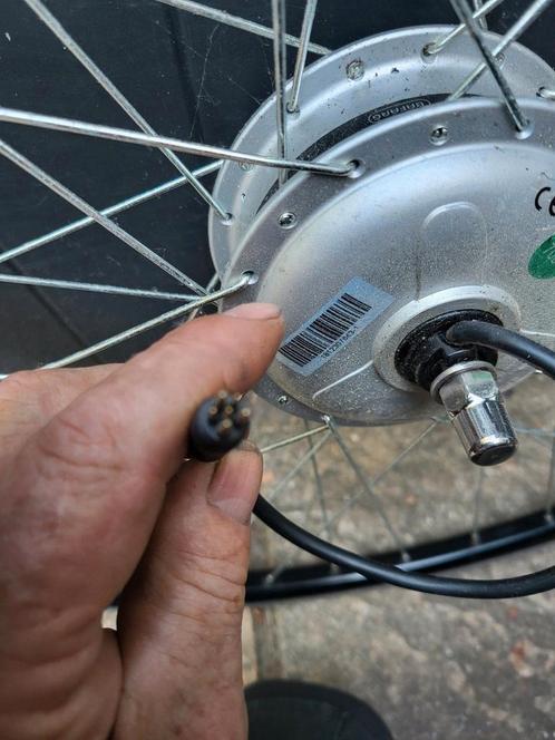 Voorwiel moter van Pelikaan Advanced, Fietsen en Brommers, Fietsonderdelen, Zo goed als nieuw, Ophalen