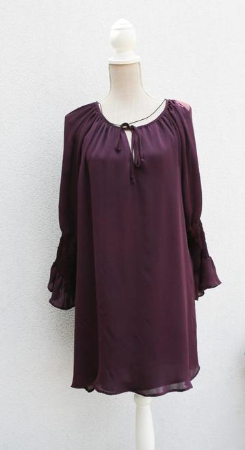 Jolie robe mauve légère Zara M