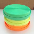 330) 2,5cm Large bande velcro 1m couleurs fluorescentes, Hobby en Vrije tijd, Naaien en Fournituren, Nieuw, Ophalen of Verzenden