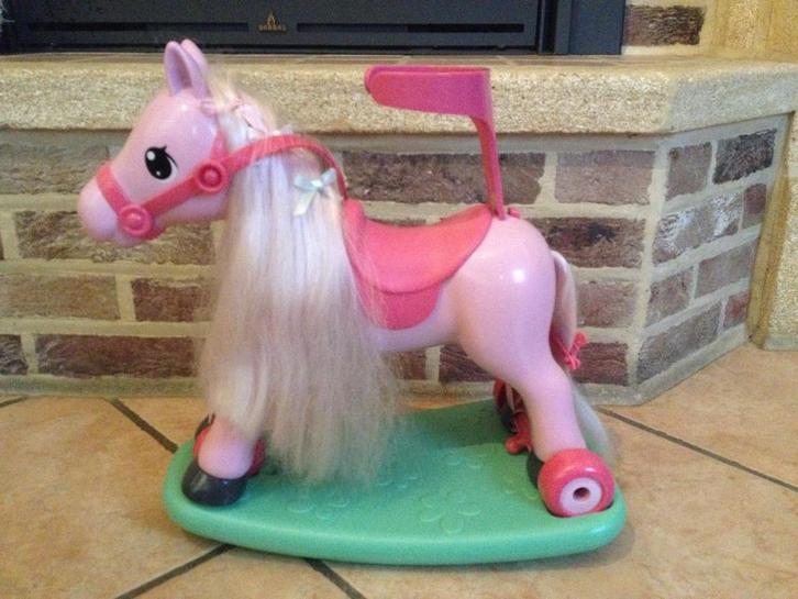 Baby Born hobbelpaard, Kinderen en Baby's, Speelgoed | Poppen, Zo goed als nieuw, Babypop, Ophalen of Verzenden