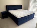 Swiss Sense boxspring met NIEUWE topper, donsdeken, Huis en Inrichting, Blauw, 210 cm, Tweepersoons, Ophalen of Verzenden